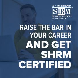 feature image representing the featured item "Get Your SHRM Certification"